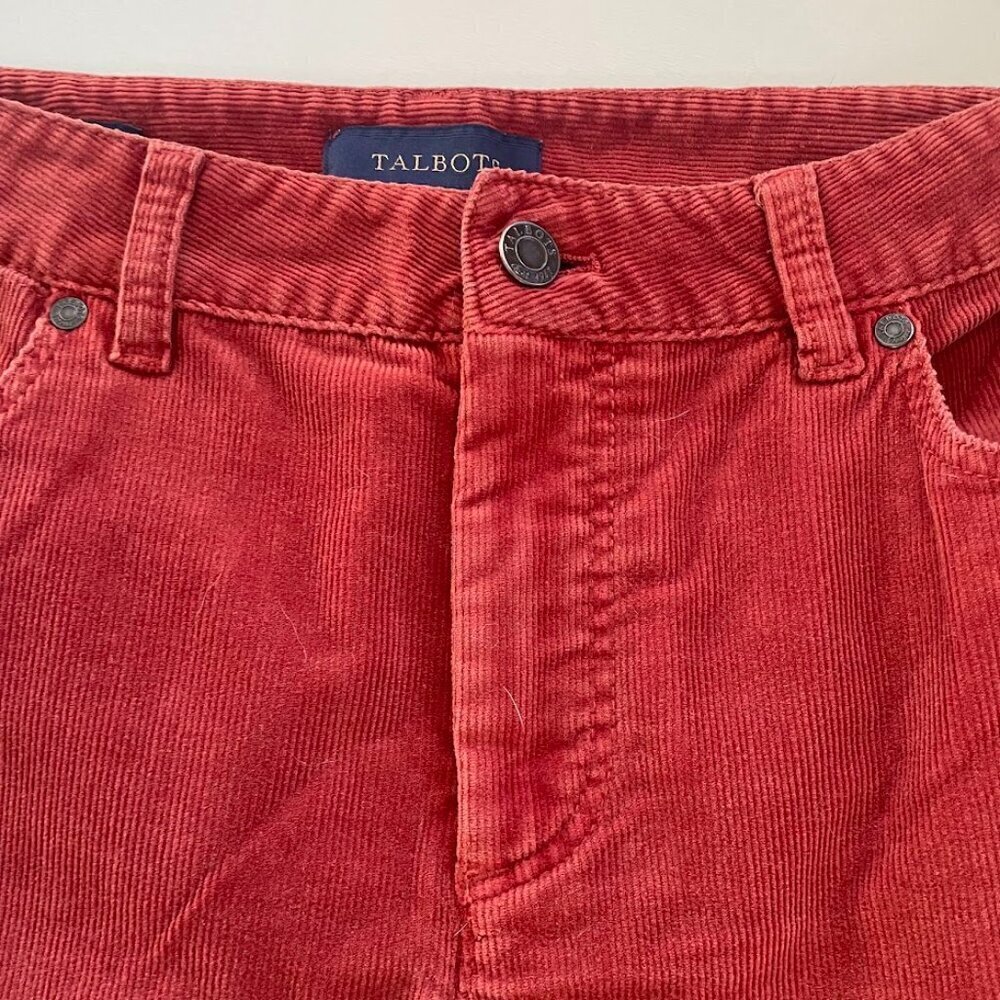 Talbots Pant Trouser Corduroy Rust Red Heritage C… - image 3